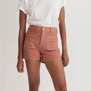 Madewell Emmett 2.0 shorts in dried rose NWT
